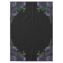Search for purple black tablecloths Flowers