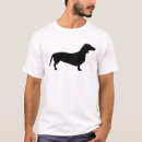 Search for silhouette tshirts Dachshund