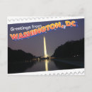 Search for washington monument postcards Night