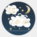 Search for little star baby shower stickers Gold
