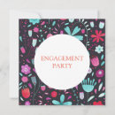 Search for watercolor floral engagement party invitations Botanical