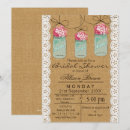 Search for burlap lace bridal shower invitations Boho