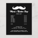 Search for barber price lists Hairdresser