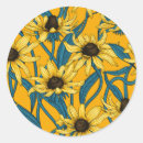 Search for yellow and black design stickers Flower