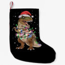 Search for t rex christmas stockings Xmas