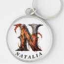 Search for letter n key rings Initial