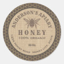 Search for vintage bee stickers Honeycomb