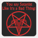 Search for satanist stickers Pentagram