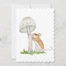 Search for funny mouse invitations Watercolor