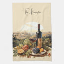 Search for wine tea towels Illustration