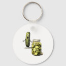 Search for funny pickle key rings Cucumber