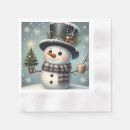 Search for snowman napkins Cute