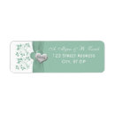 Search for silver heart return address labels White