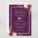 Search for plum and grey wedding invitations Silver