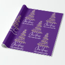 Search for purple and gold christmas wrapping paper Classy