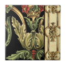 Search for flower border tiles Black