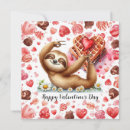 Search for sloth valentines day cards Valentine's