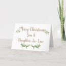 Search for daughter in law christmas cards Son