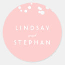 Search for silver pink wedding stickers Chic