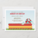 Search for backyard pool party invitations Swim