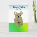 Search for koala bear cards Australian
