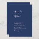 Search for navy and pink wedding invitations Contemporary
