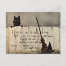 Search for black cat postcards Autumn