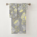 Search for yellow and grey bath towels Geometric