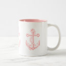 Search for pink anchor mugs Nautical