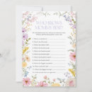 Search for floral baby shower games Wildflower