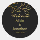 Search for welcome sign wedding stickers Watercolor