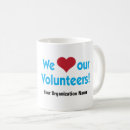 Search for for volunteer mugs Volunteers