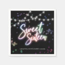 Search for glow in the dark napkins Sweet sixteen
