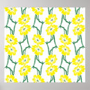 Search for yellow pattern posters White