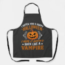 Search for vampire pumpkin aprons Halloweenparty