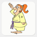 Search for karate party stickers Kick