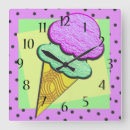 Search for ice cream cones clocks Retro