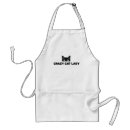 Search for crazy cat lady aprons Feline