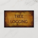 Search for timber logging business cards Tree