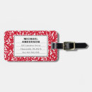 Search for school luggage tags Red