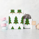 Search for green christmas trees wrapping paper Simple