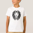 Search for lion face tshirts Black