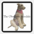 Search for airedale stickers Dog