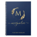 Search for navy and gold notebooks Girly feminine