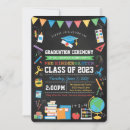 Search for pre k graduation invitations Chalkboard