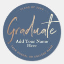 Search for class graduation stickers Gold
