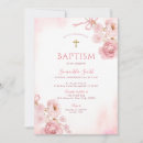 Search for blush christening invitations Elegant