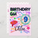 Search for girls laser tag invitations Colourful