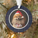 Search for navy christmas tree decorations Tartan plaid
