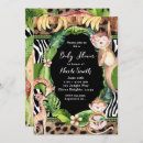 Search for monkey baby shower invitations Zebra